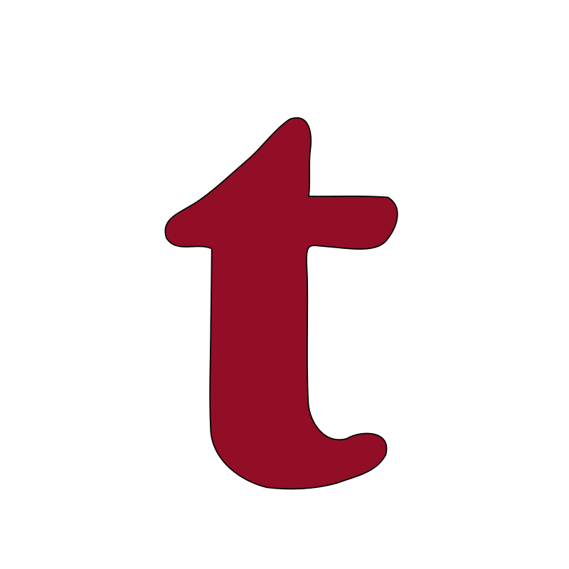 lowercase t