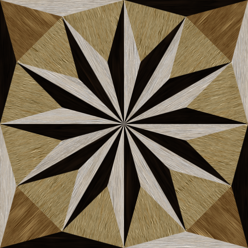 wooden triangle tiling 4