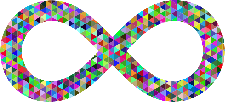 Prismatic Triangular Infinity Symbol