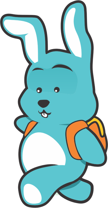 Blue Bunny Character