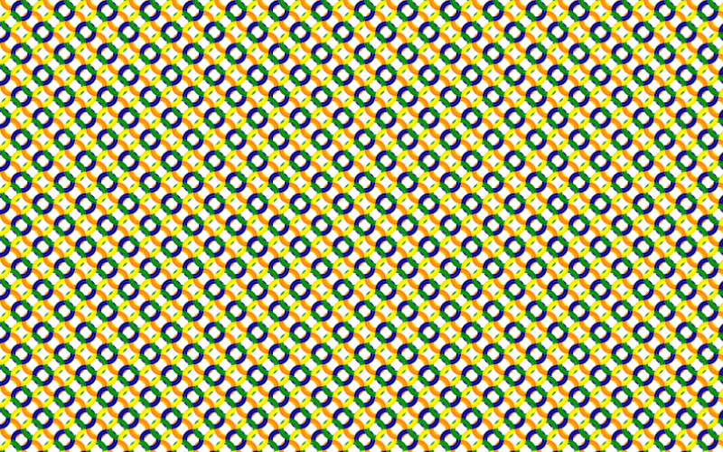 Seamless Gustavo Rezende's Rings Pattern