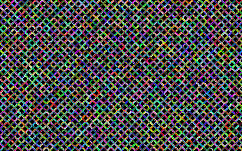 Prismatic Gustavo Rezende's Rings Pattern