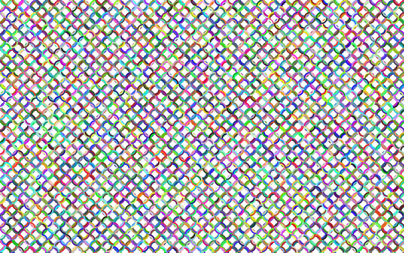 Prismatic Gustavo Rezende's Rings Pattern No Background