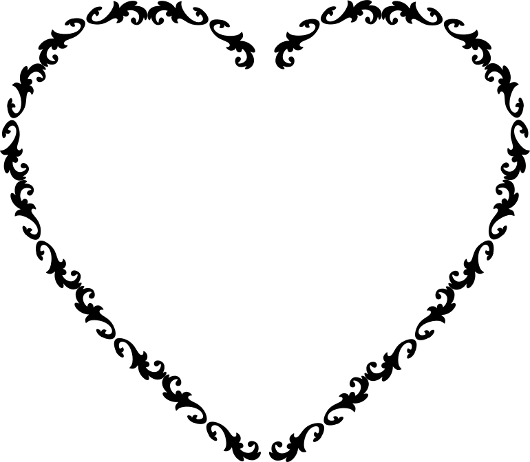 Flourishism Frame Heart