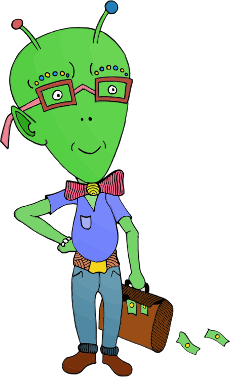 Hipster Alien