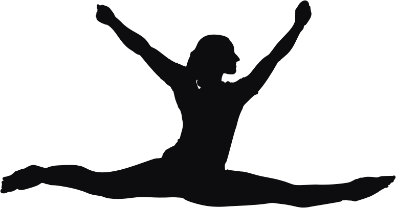 Female Performer Silhouette Minus Cloth