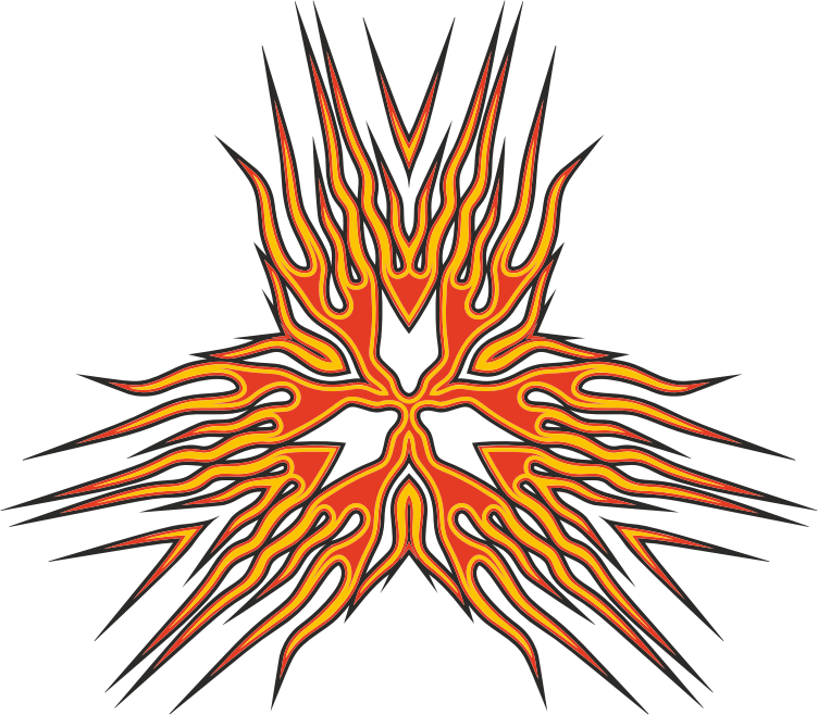 Abstract Flames Design 2