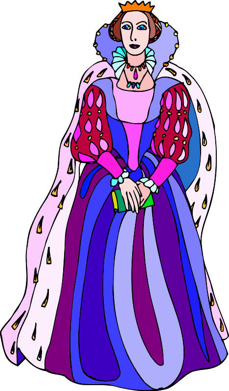 Shakespeare characters - queen 2 (colour)