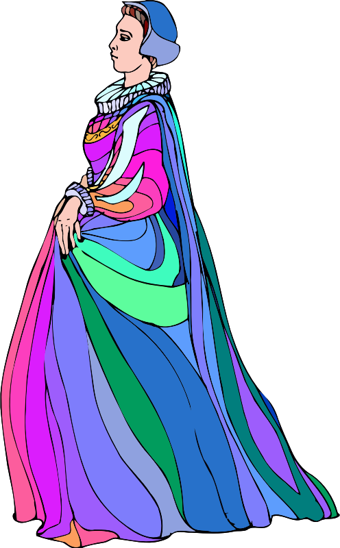 Shakespeare characters - Olivia (colour)