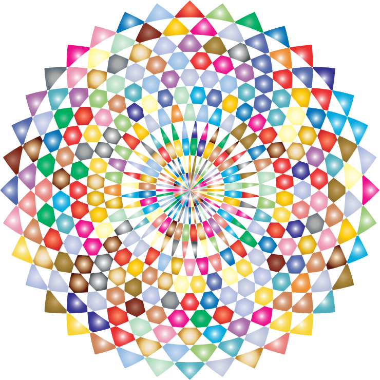 Prismatic Geometric Blossom 2