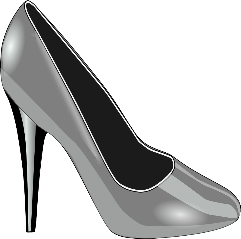 Silver shoe