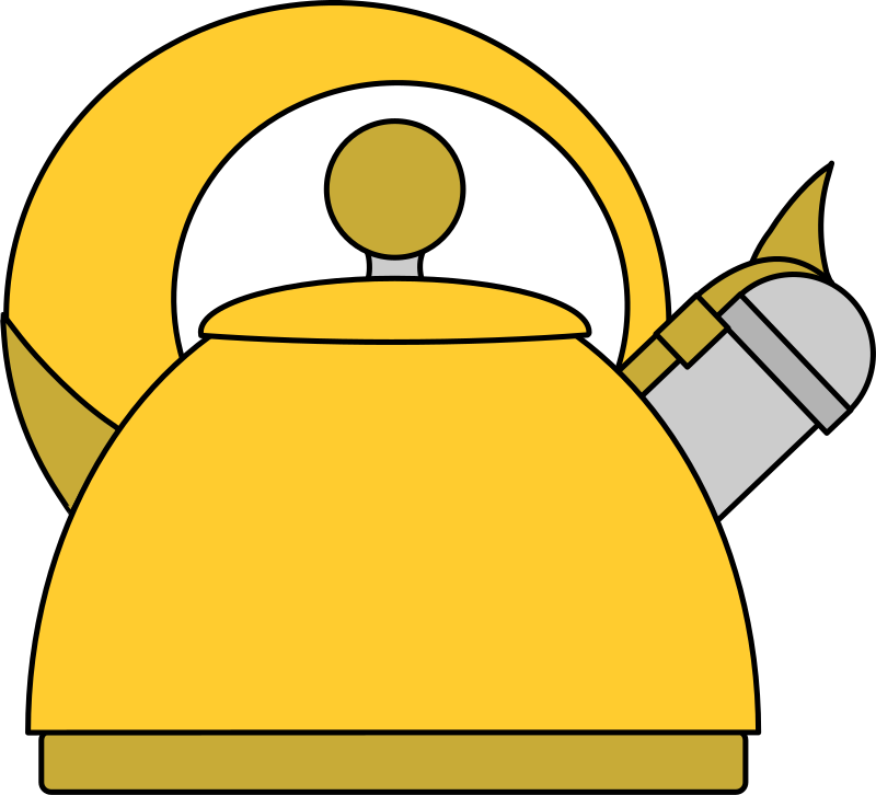 Yellow teapot