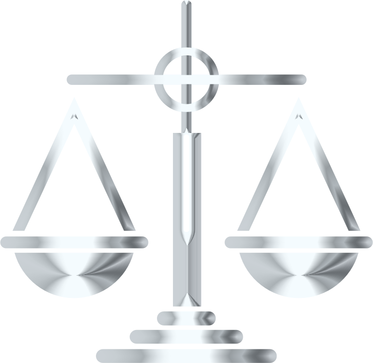 Silver Scales Of Justice Icon