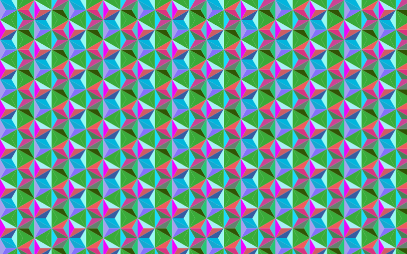 Seamless Hexagonal Diamonds Pattern 3