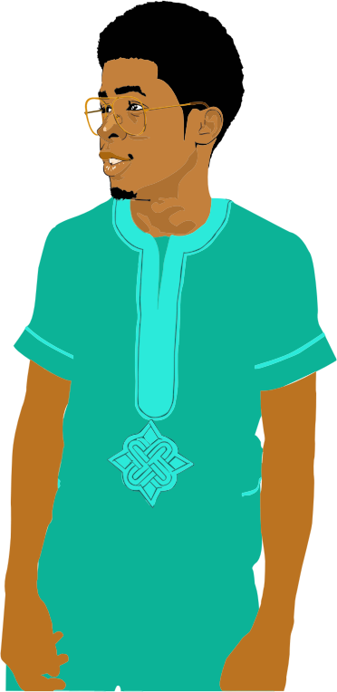 Young Black Man - Openclipart