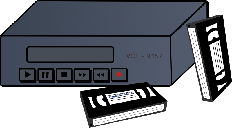 old vcr clip art