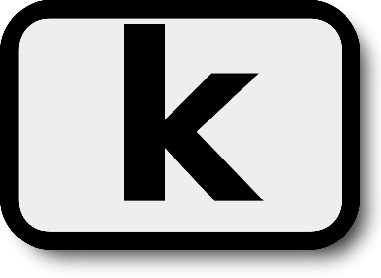 k key
