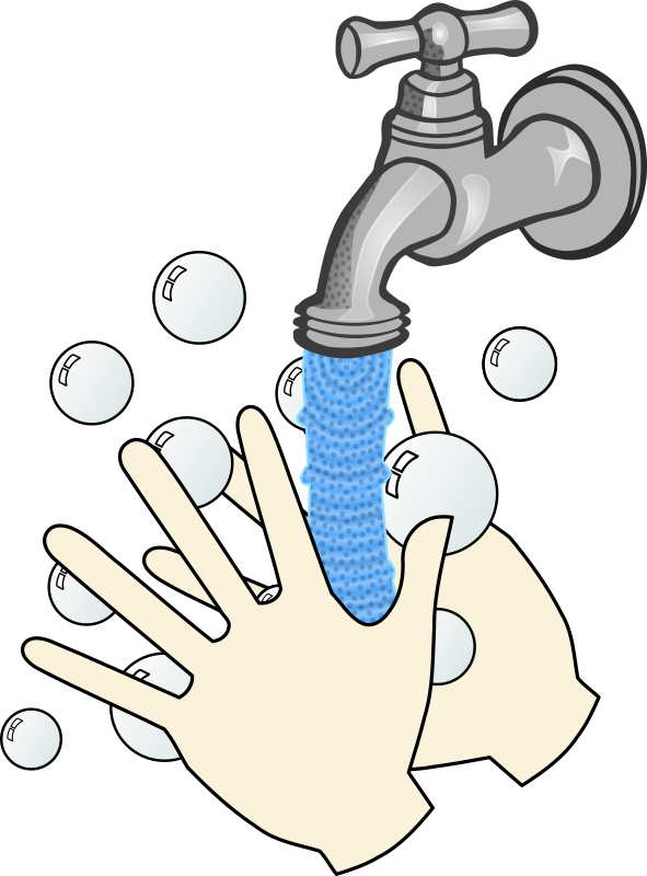 clipart running water