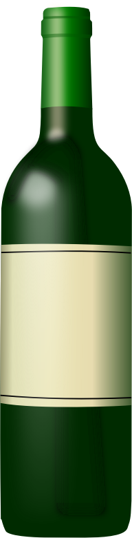 Wine bottle 2 (green)