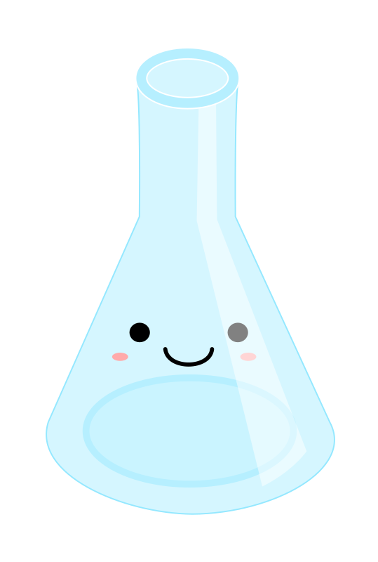 Kawaii Erlenmeyer Flask