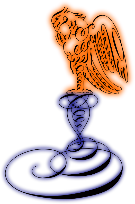 Abstract eagle (colour)