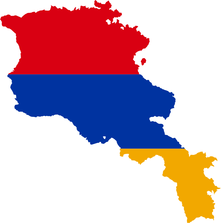 Armenia Map Flag