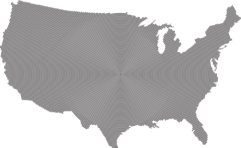 United States Concentric Circles