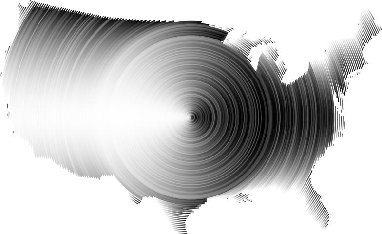 Prismatic United States Concentric Circles 4