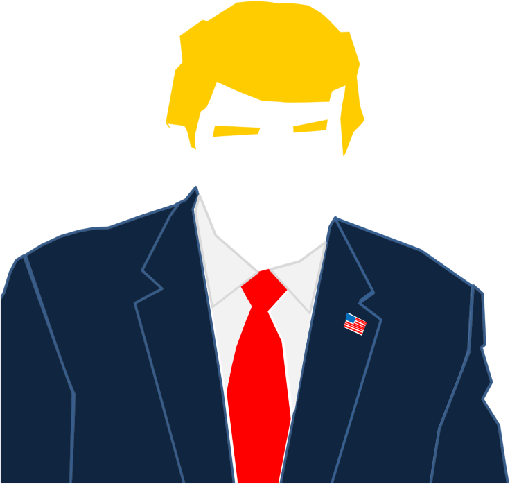 Faceless Trump