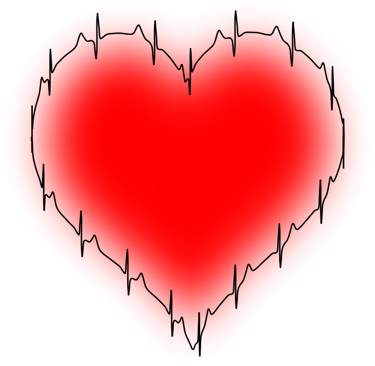 ECG heart (colour)