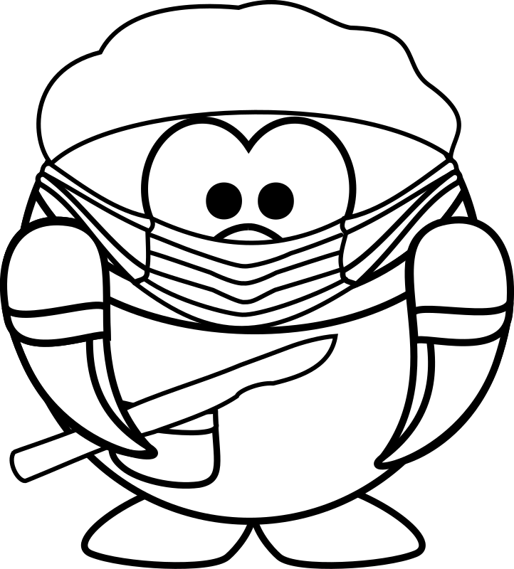 club penguin ninja coloring pages