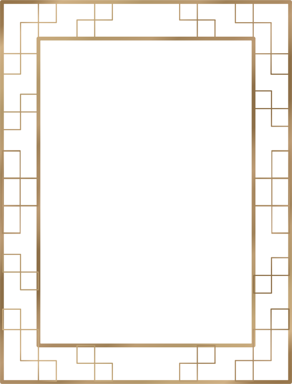 Art Deco Border 7 (US size)