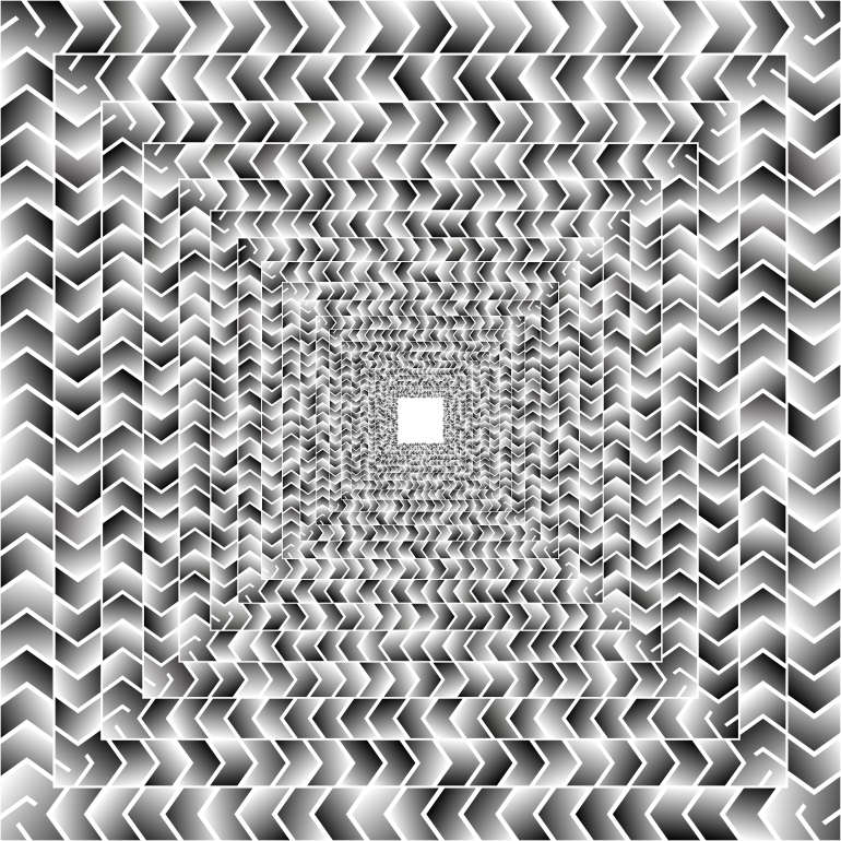 Prismatic Zig Zag Illusion Tunnel 2