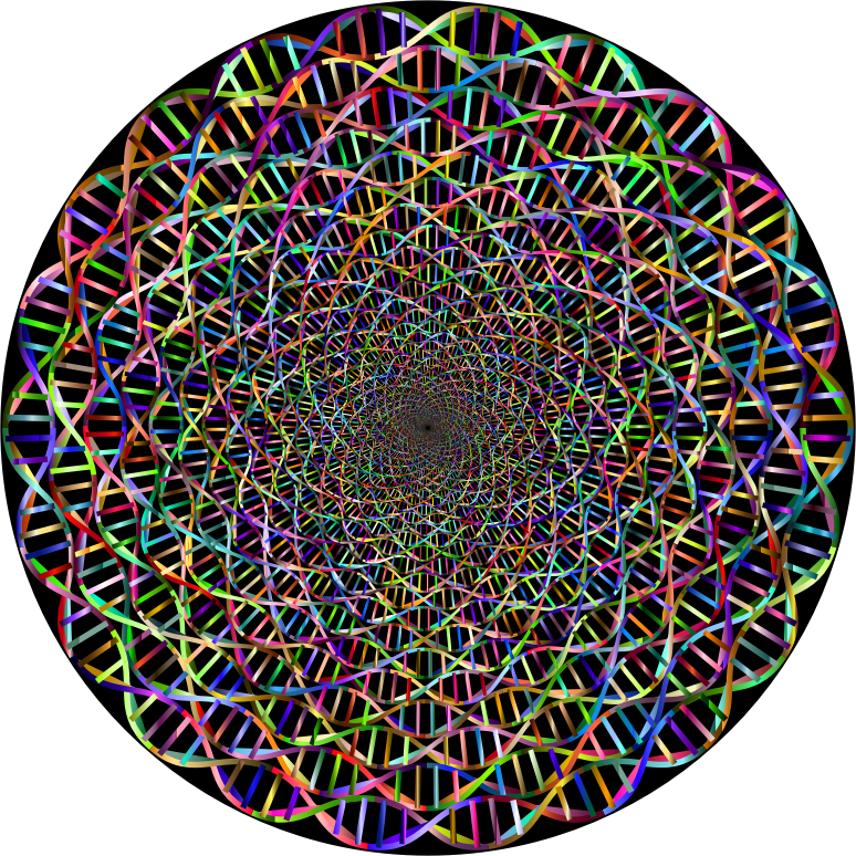 Chromatic DNA Helix Vortex 2