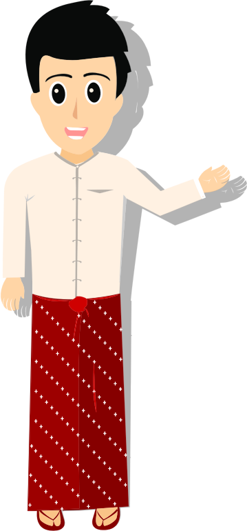 Native Myanmar Man