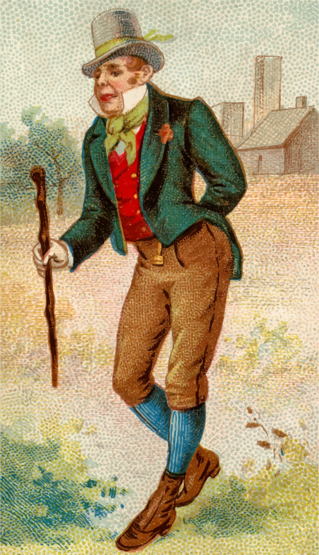 Cigarette card - Irish