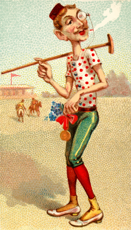 Cigarette card - Polo