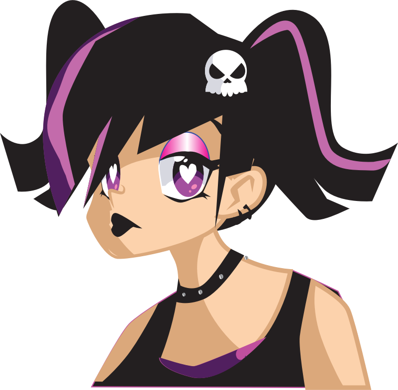 Goth Girl Openclipart 