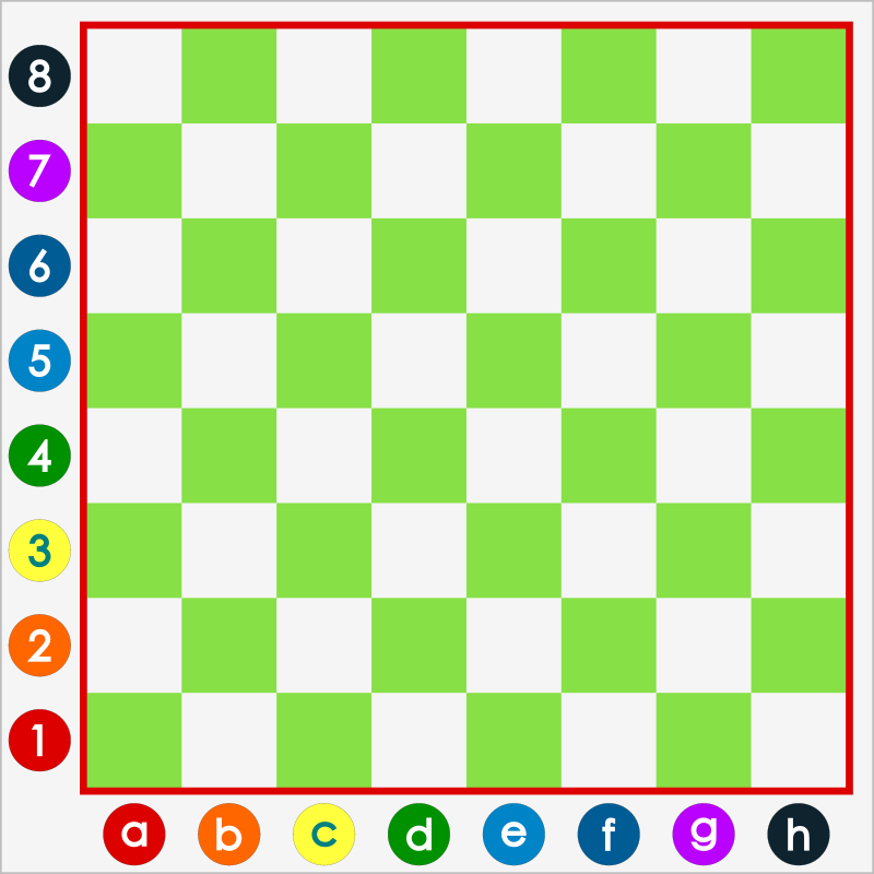 Wall Chessboard Model - empty