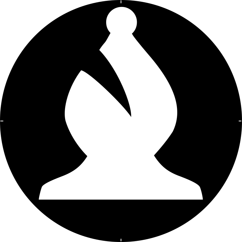 Chess Piece Symbol – White Bishop – Alfil Blanco - Openclipart