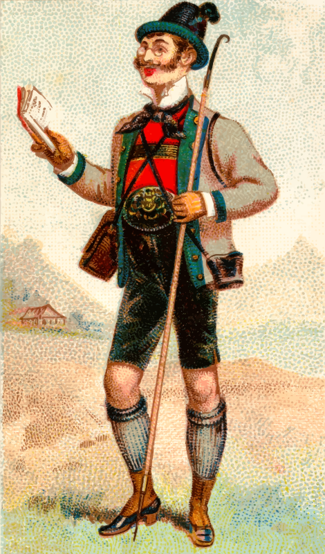 Cigarette card - Tyrol