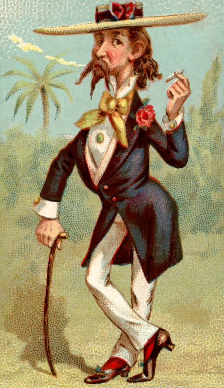 Cigarette card - Planter