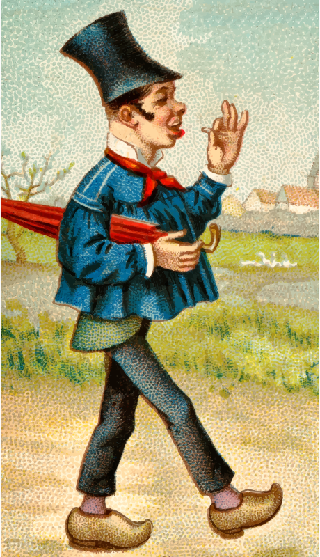 Cigarette card - French, Country