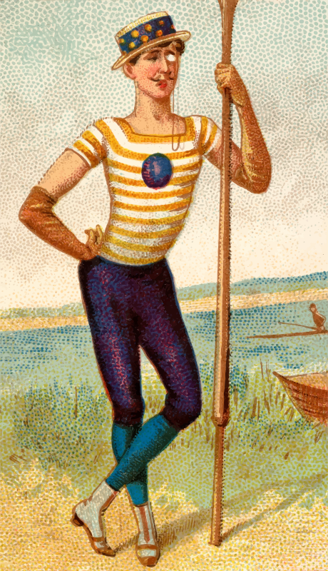 Cigarette card - Rowing Club