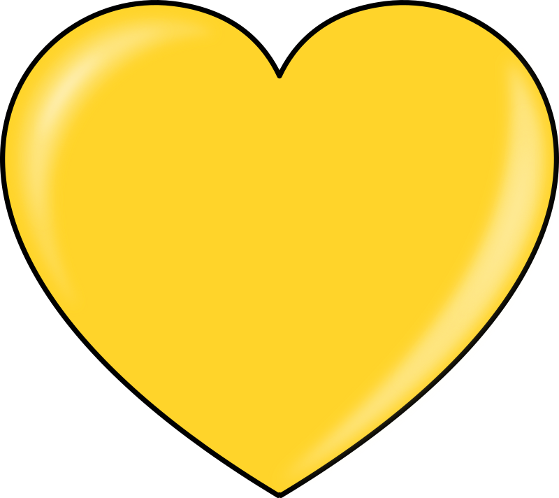 gold heart