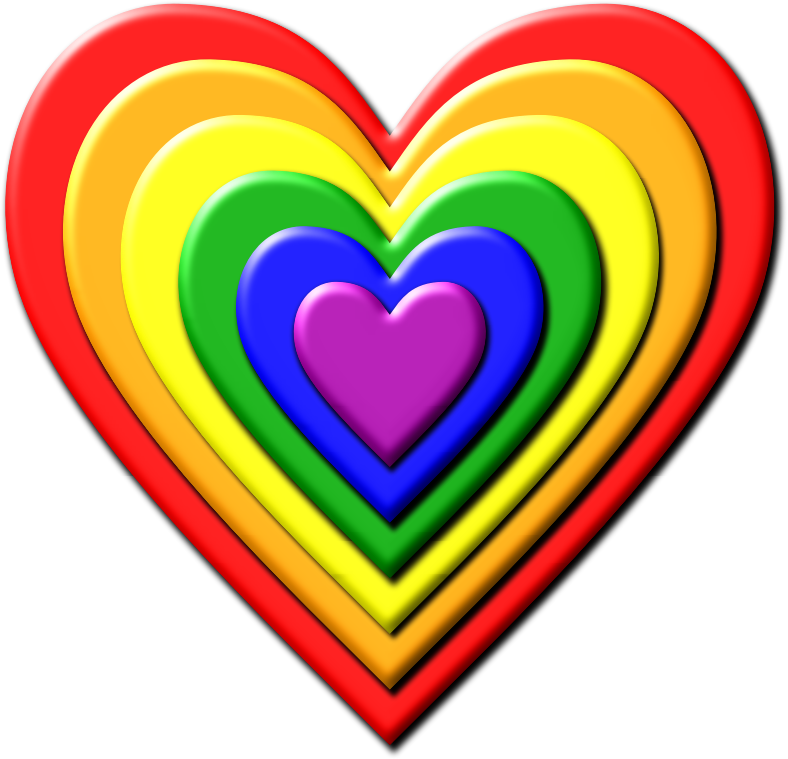 Rainbow heart 2