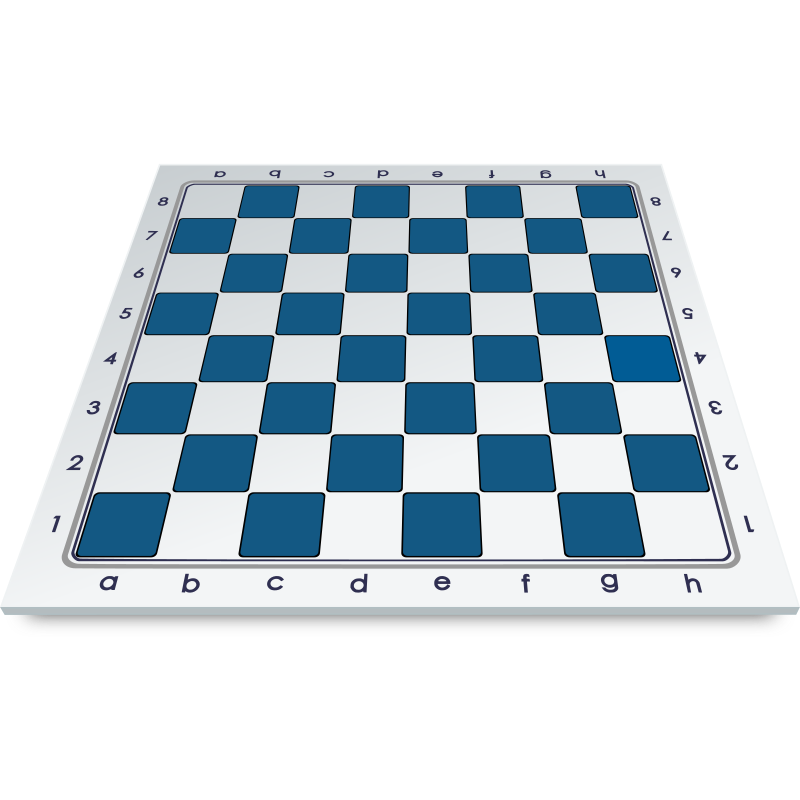 Chess Board In Frontal Perspective Tablero En Perspectiva Frontal Openclipart