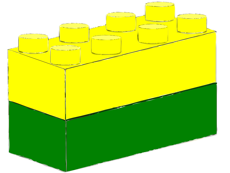 Bricks Yellow Green