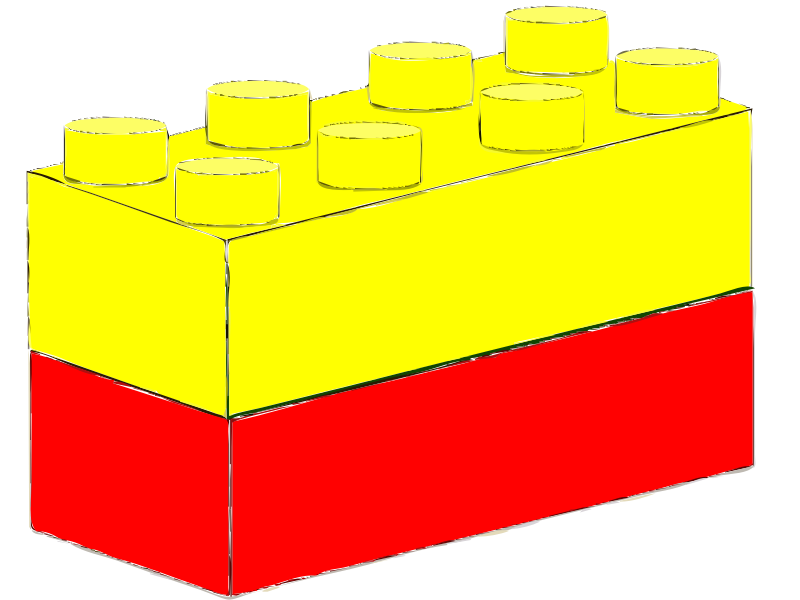 Bricks Yellow Red