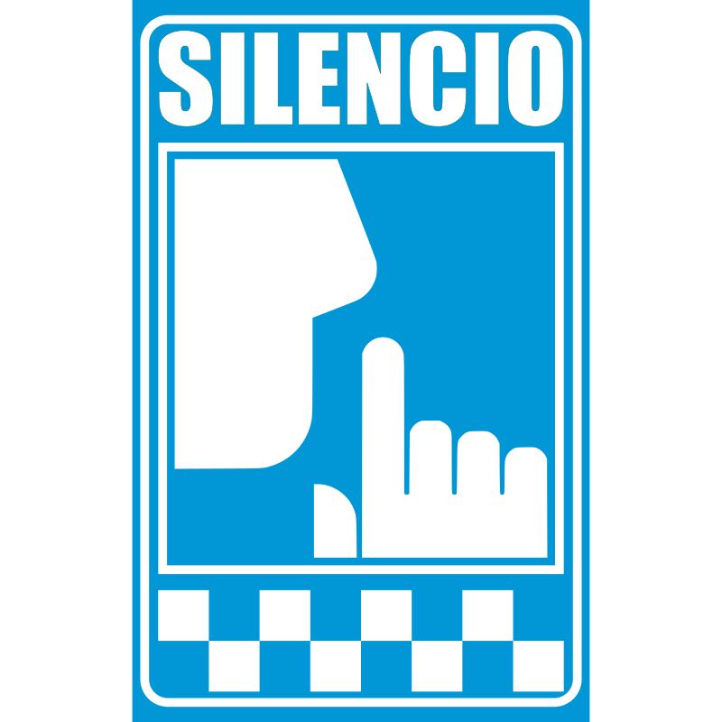 Señal de Silencio - Azul